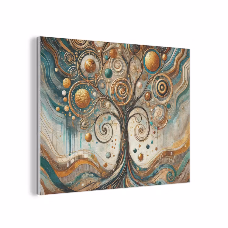 Levensboom - Boom - Abstract - Modern PET vilt klein -3d