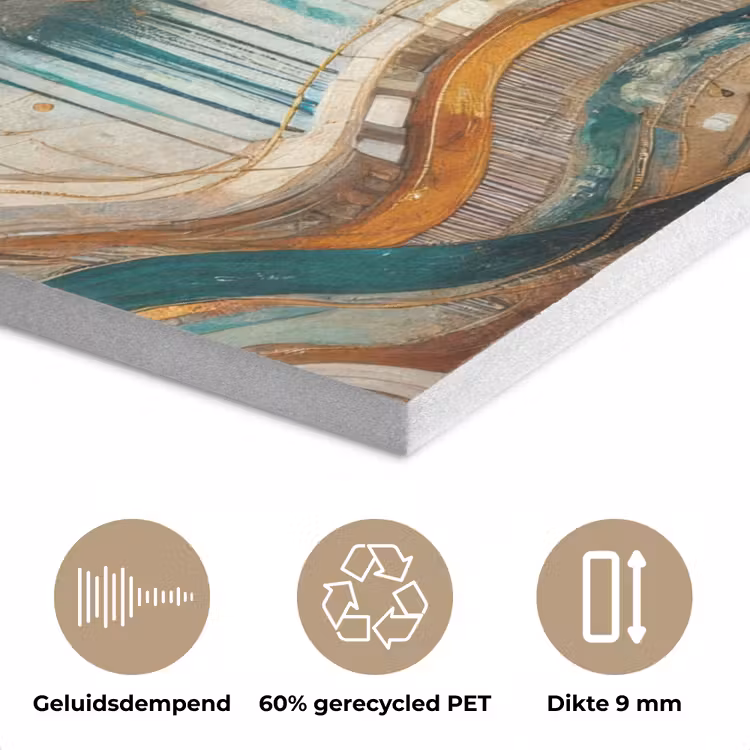 Levensboom - Boom - Abstract - Modern PET vilt klein -closeup_NL