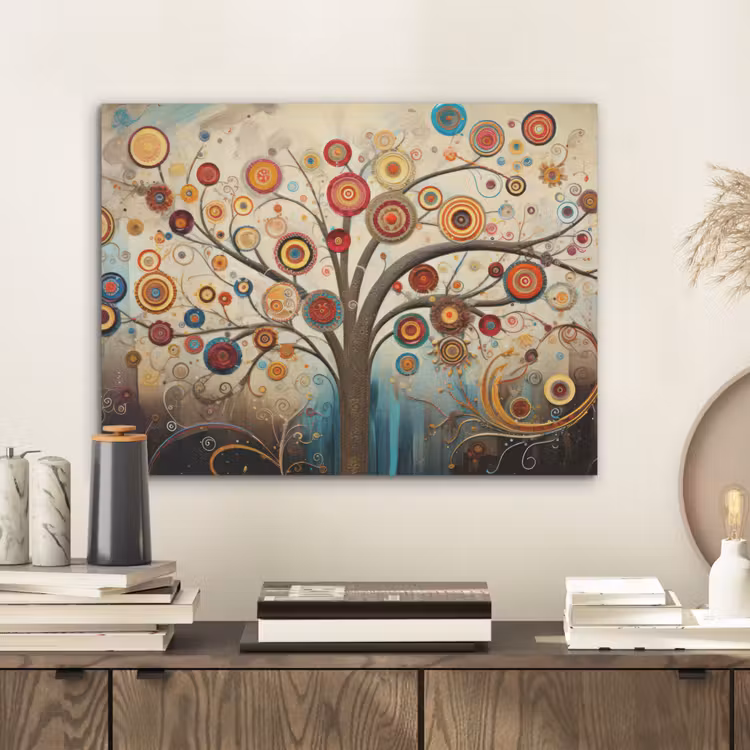 Boom - Tree of life - Kleur PET vilt klein -sfeer1
