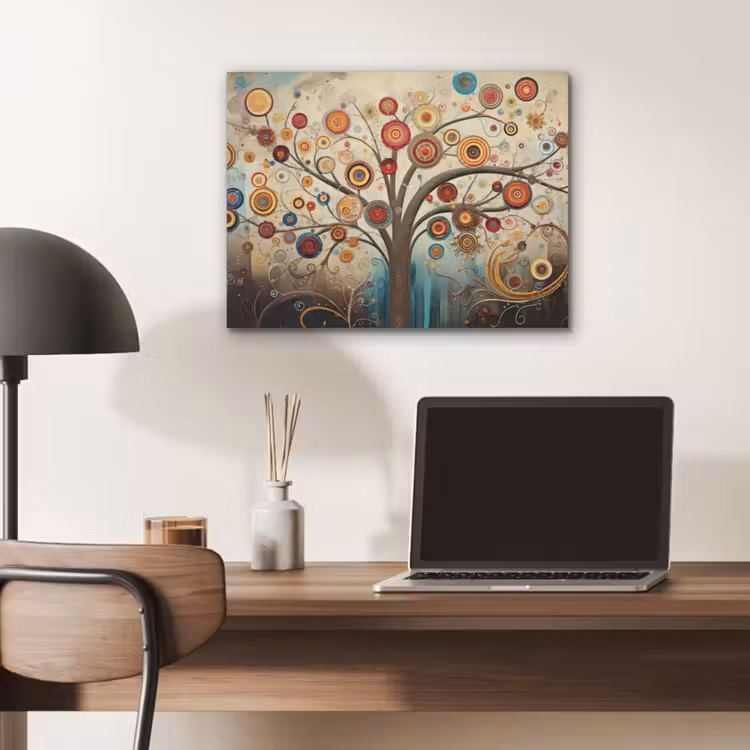 Boom - Tree of life - Kleur PET vilt klein -sfeer5