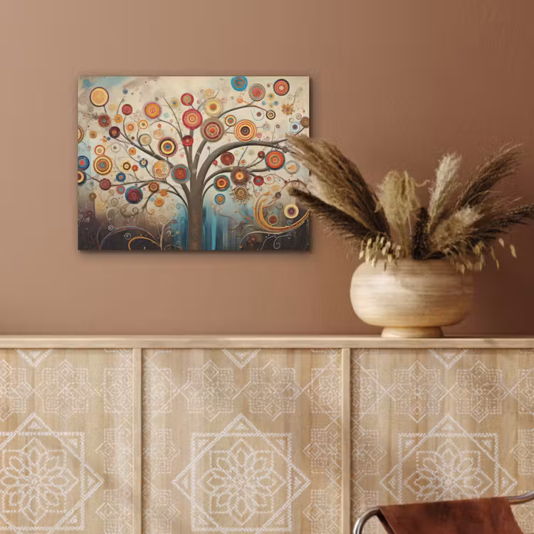 Boom - Tree of life - Kleur PET vilt klein -sfeer4