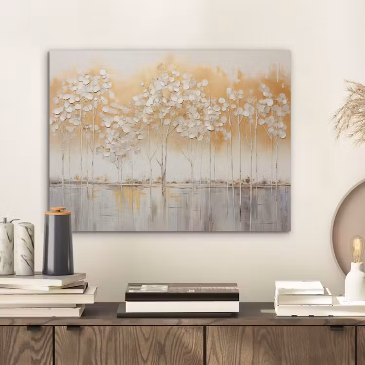 Bomen - Kunst - Acryl - Natuur PET vilt klein -sfeer1