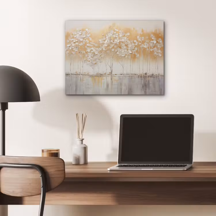 Bomen - Kunst - Acryl - Natuur PET vilt klein -sfeer5