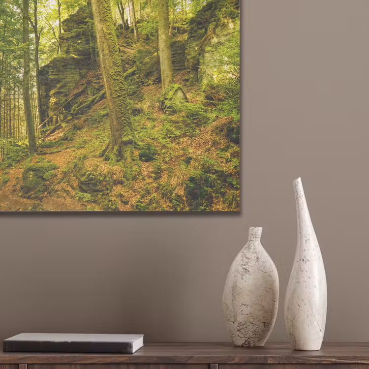 Bomen - Steen - Bos - Natuur - Planten PET vilt klein -sfeer6_closeup