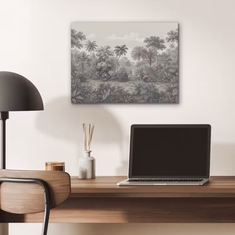 Tropisch - Landschap - Illustratie PET vilt klein -sfeer5