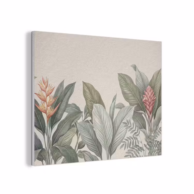 Tropisch - Planten - Modern - Groen PET vilt klein -3d