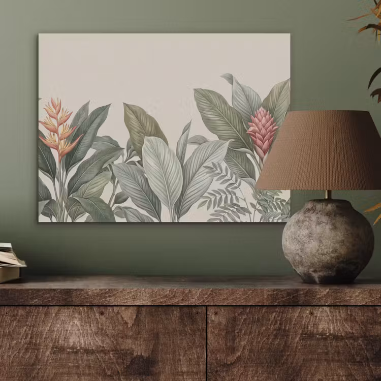 Tropisch - Planten - Modern - Groen PET vilt klein -sfeer2