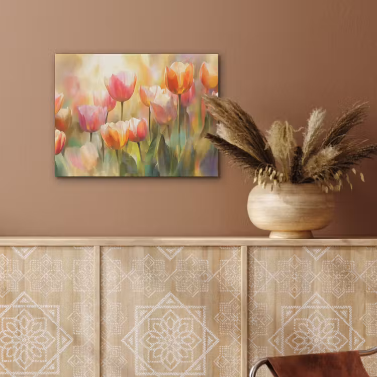 Tulpen - Sprookjesachtig - Kleurrijk PET vilt klein -sfeer4