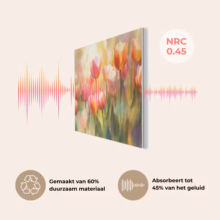 Tulpen - Sprookjesachtig - Kleurrijk PET vilt klein -USP_NL