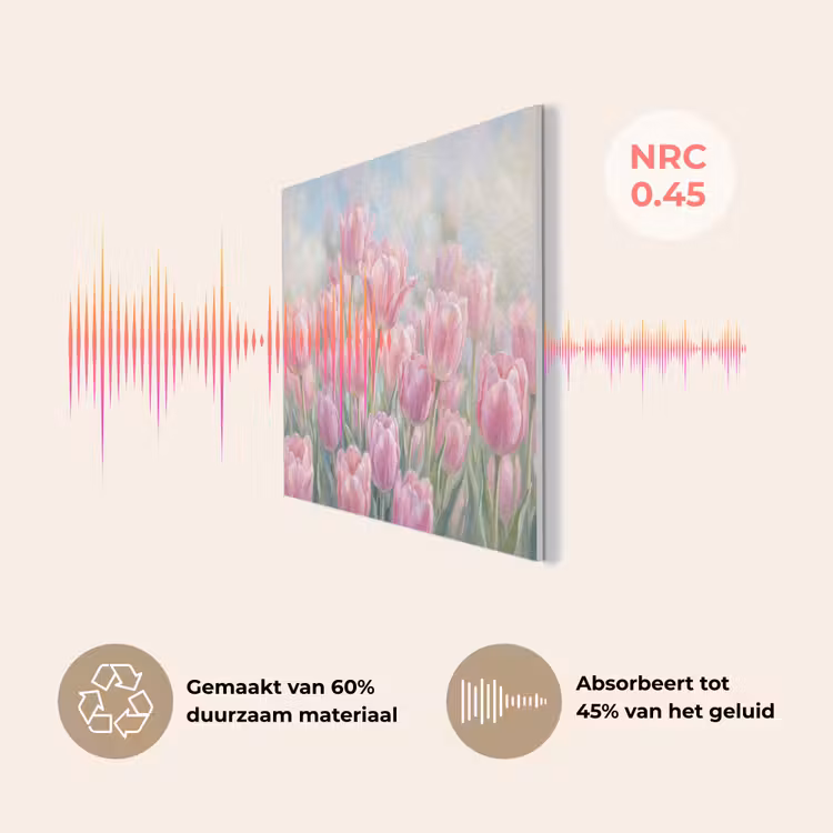 Tulpen - Veld - Lente - Roze PET vilt klein -USP_NL