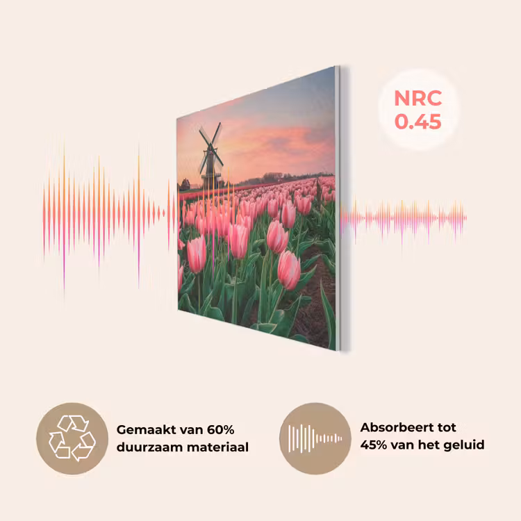 Tulpen - Molen - Nederland PET vilt klein -USP_NL