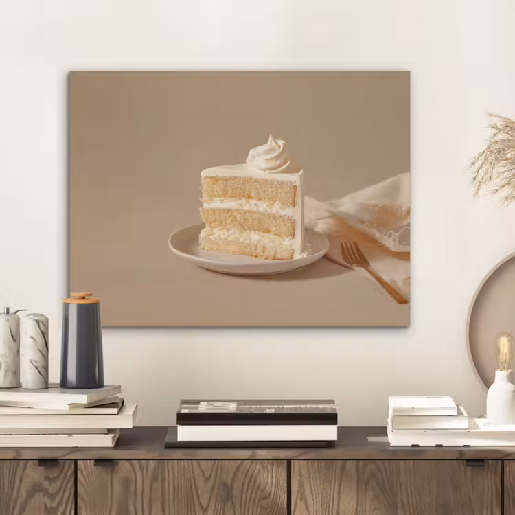 Vanilletaart - Cake - Romig PET vilt klein -sfeer1