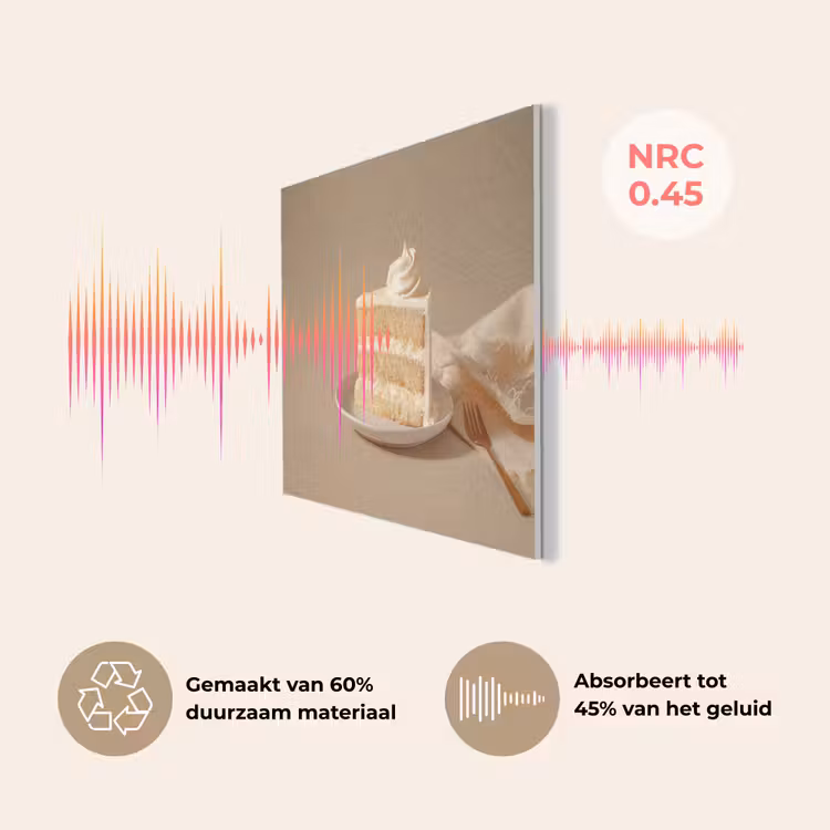 Vanilletaart - Cake - Romig PET vilt klein -USP_NL