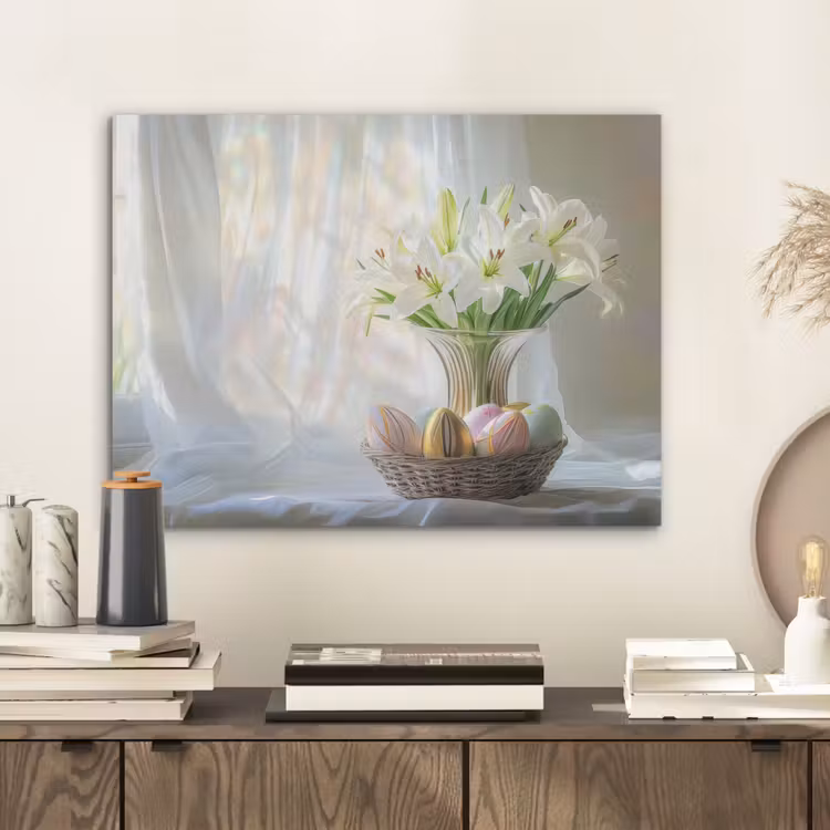 Vaas - Eieren - Bloemen PET vilt klein -sfeer1
