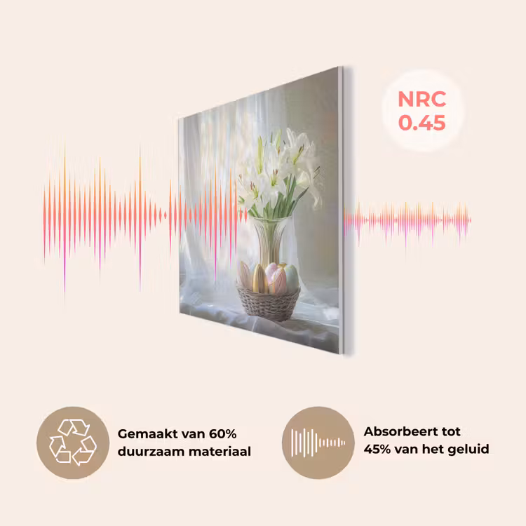 Vaas - Eieren - Bloemen PET vilt klein -USP_NL