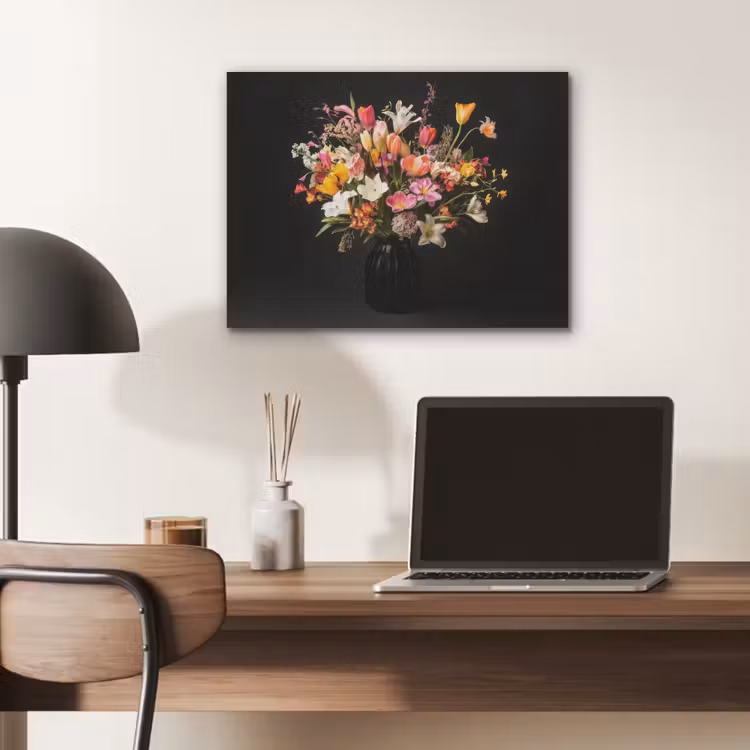 Vaas - Bloemen - Tulpen PET vilt klein -sfeer5