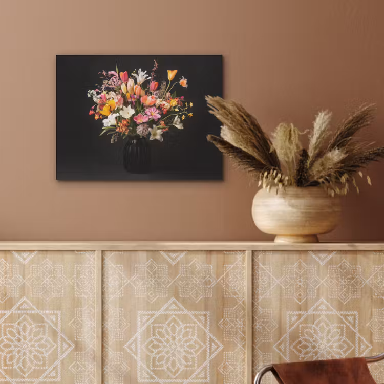 Vaas - Bloemen - Tulpen PET vilt klein -sfeer4
