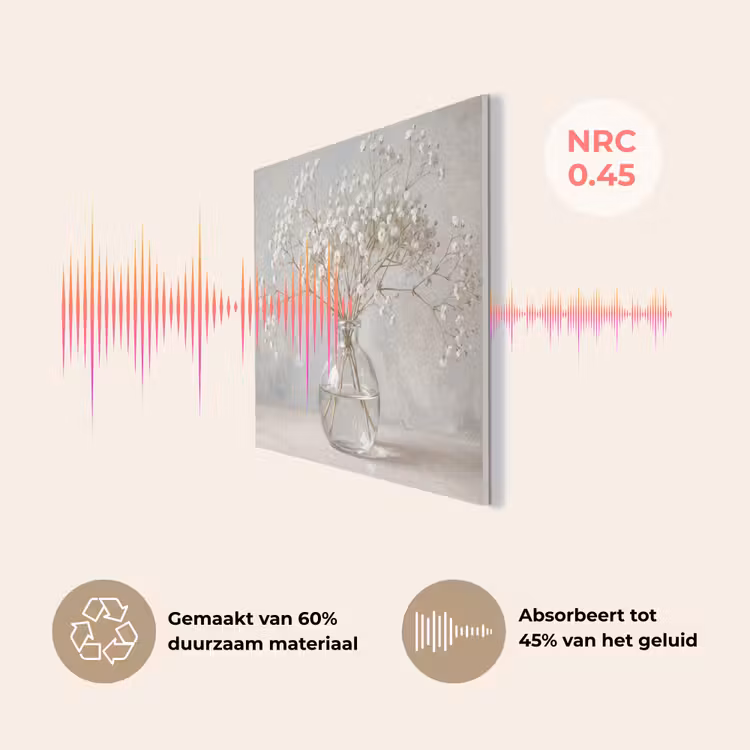 Vaas - Gipskruid - Wit PET vilt klein -USP_NL