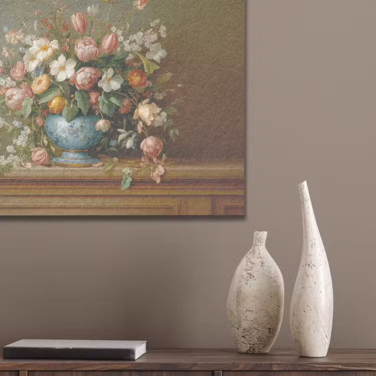 Vaas - Pastel - Kleuren - Bloemen PET vilt klein -sfeer6_closeup