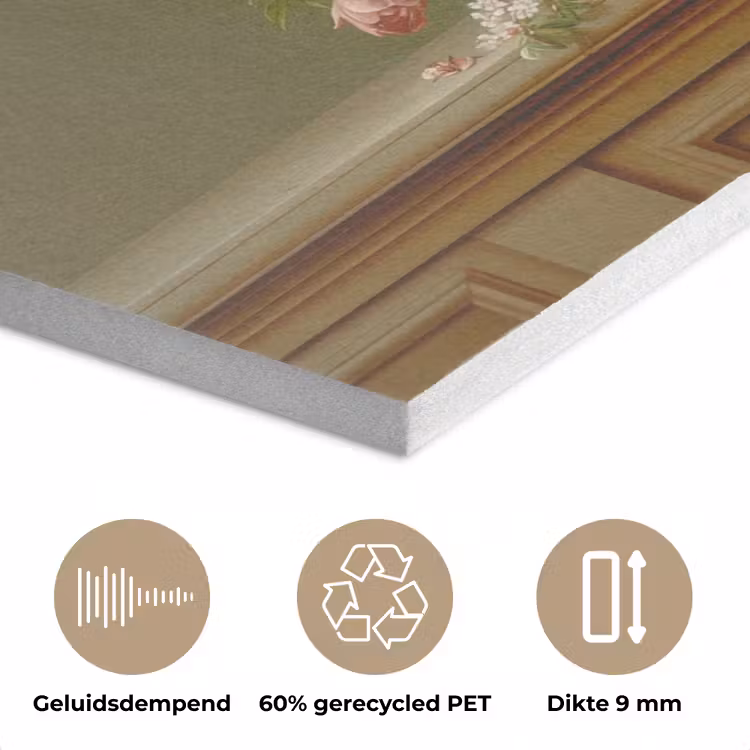 Vaas - Pastel - Kleuren - Bloemen PET vilt klein -closeup_NL