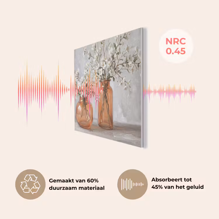 Vazen - Bloemen - Oranje PET vilt klein -USP_NL