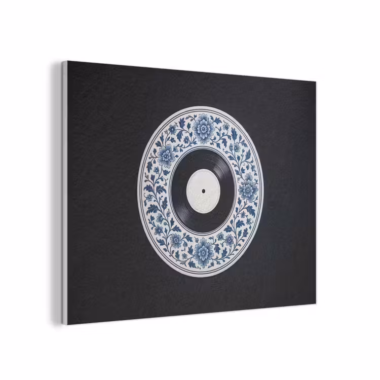 Vinyl - LP - Delfts Blauw - Muziek PET vilt klein -3d
