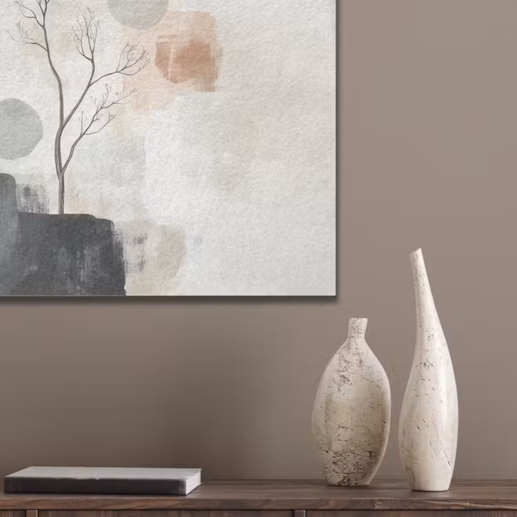 Wabi sabi - Beige - Plant PET vilt klein -sfeer6_closeup