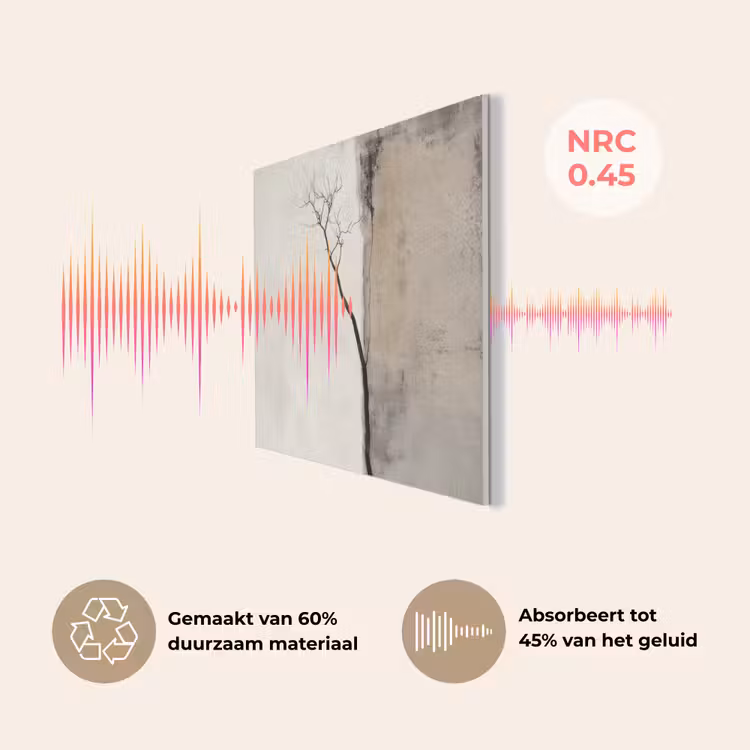 Wabi sabi - Plant - Beige PET vilt klein -USP_NL