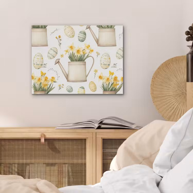 Gieter - Bloemen - Eieren PET vilt klein -sfeer3