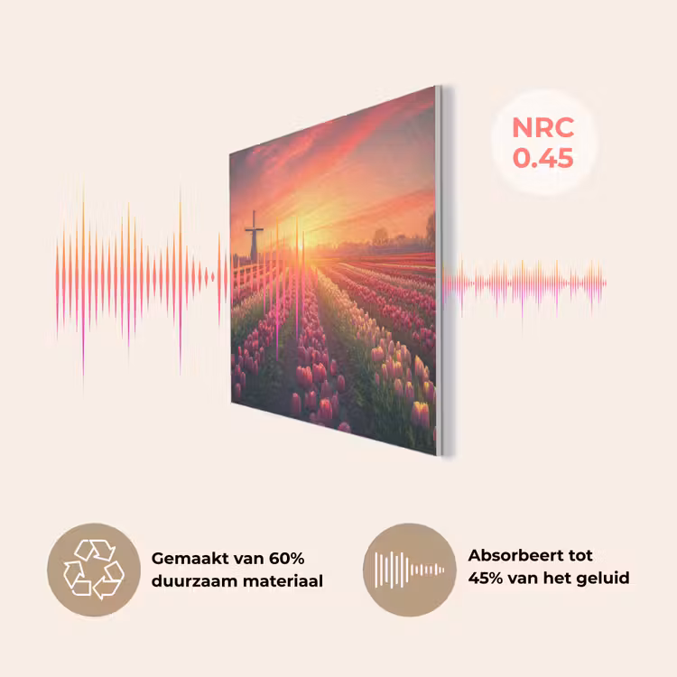 Windmolen - Zonsondergang - Landschap PET vilt klein -USP_NL