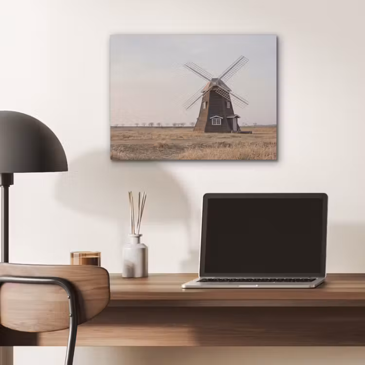 Windmolens - Landschap - Veld PET vilt klein -sfeer5