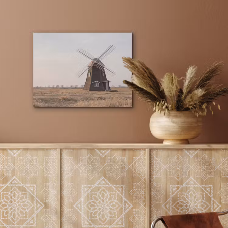 Windmolens - Landschap - Veld PET vilt klein -sfeer4