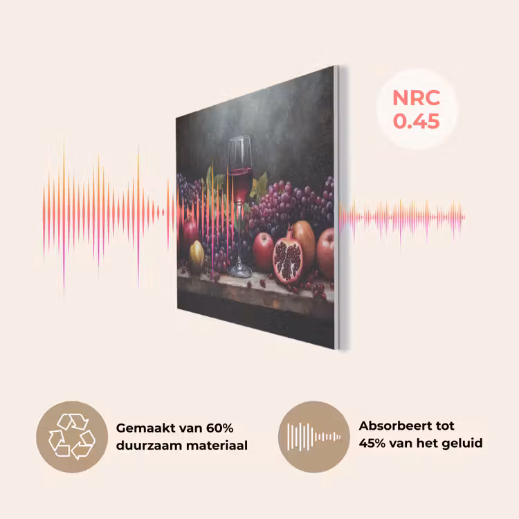 Wijn - Fruit - Stilleven PET vilt klein -USP_NL