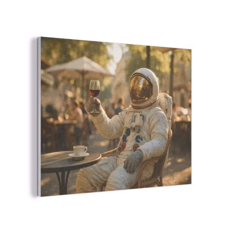 Wijn - Rood - Terras - Koffie PET vilt klein -3d