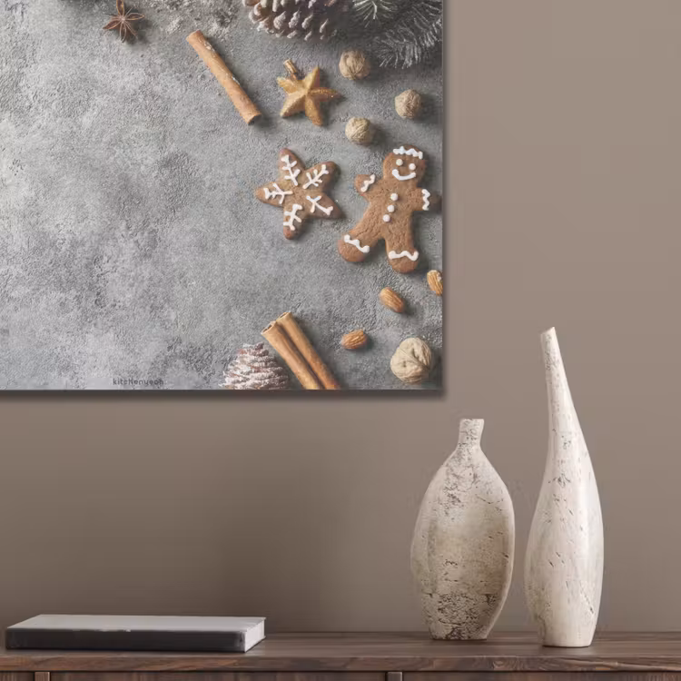 Winter - Kerst - Beton - Dennenappels PET vilt klein -sfeer6_closeup
