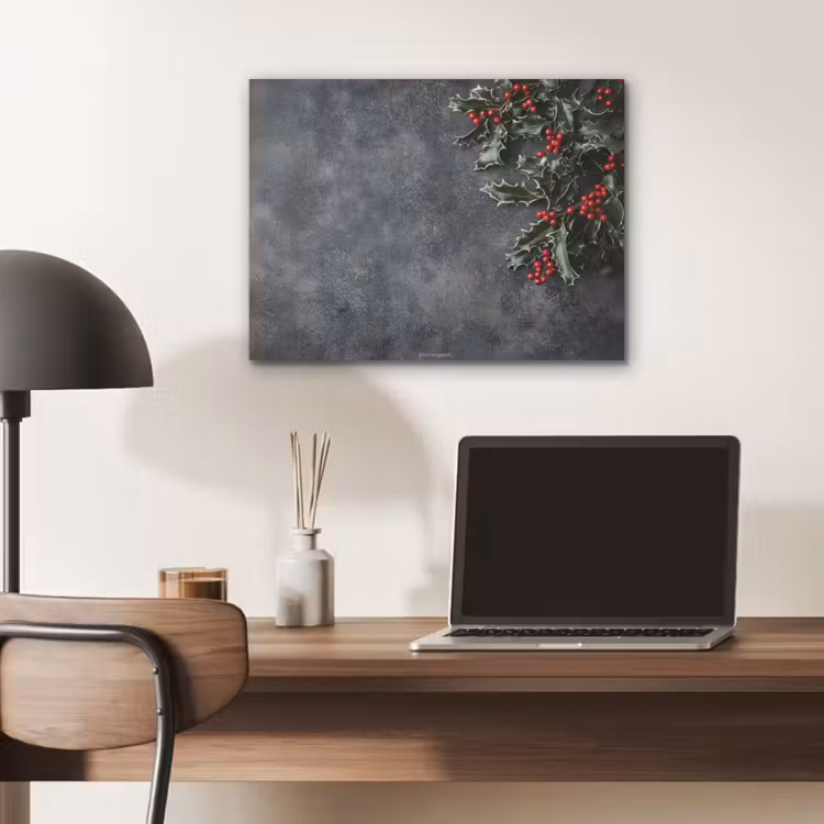 Winter - Hulst - Kerst - Beton PET vilt klein -sfeer5