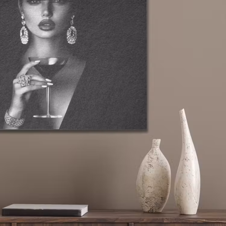 Vrouw - Cocktail - Chic PET vilt klein -sfeer6_closeup
