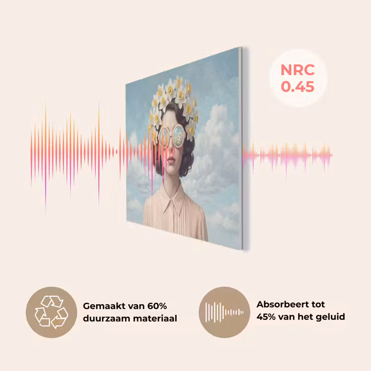 Vrouw - Narcissen - Geel PET vilt klein -USP_NL