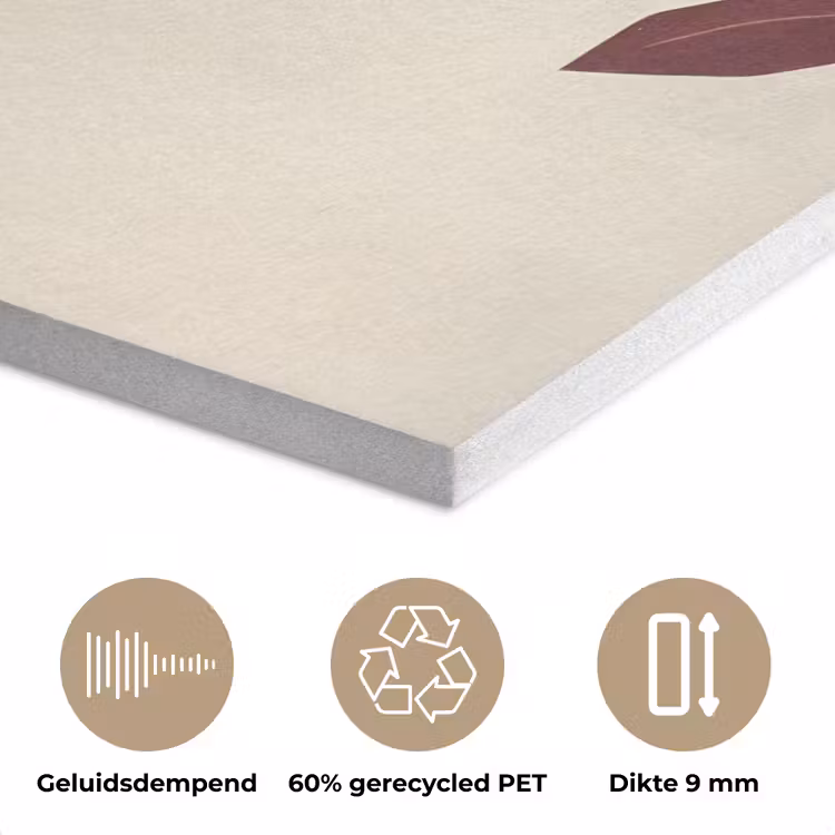 Vrouw - Minimalistisch - Bloem PET vilt klein -closeup_NL