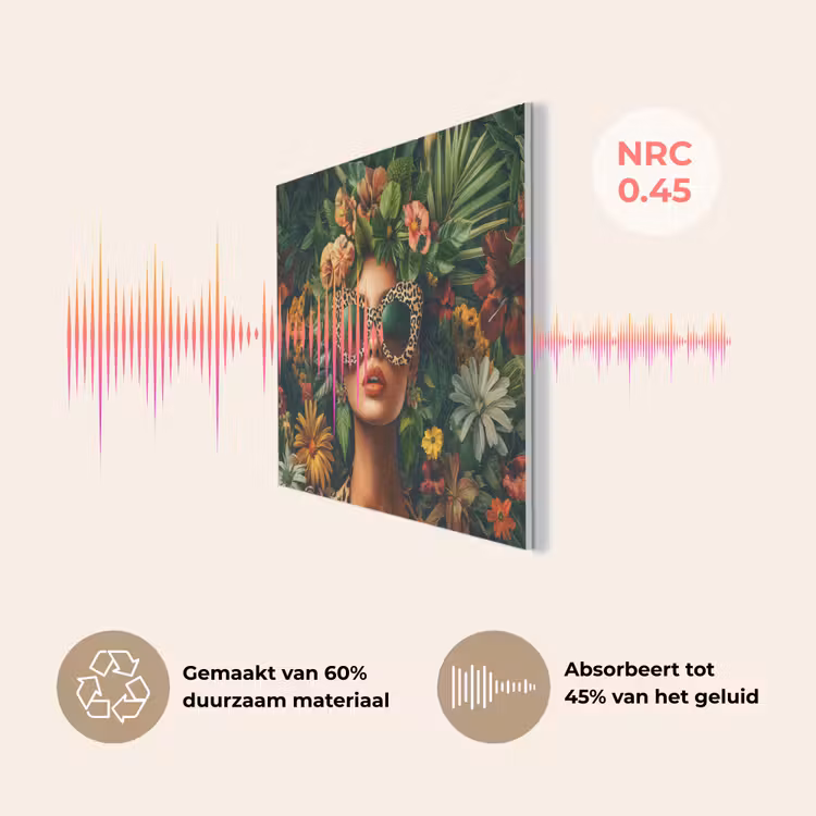 Vrouw - Panterprint - Jungle - Natuur - Luxe PET vilt klein -USP_NL