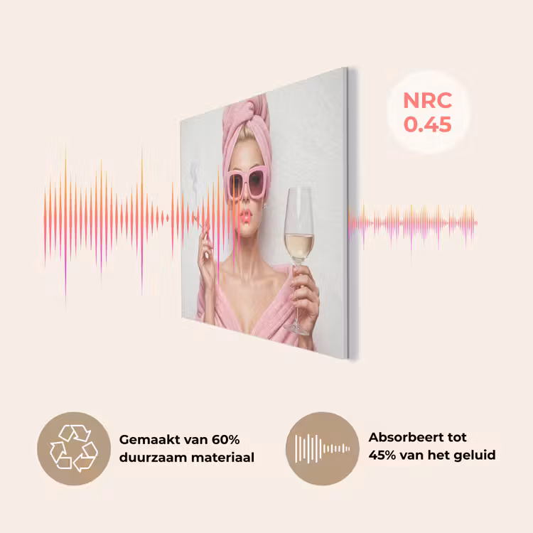 Vrouw - Roze - Wijn - Zonnebril PET vilt klein -USP_NL