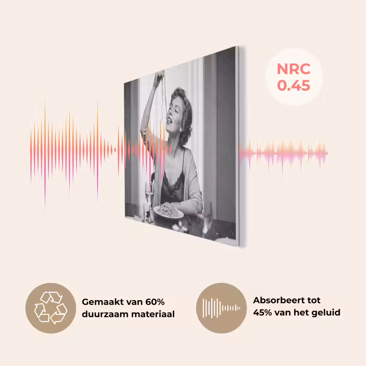 Vrouw - Spaghetti - Zwart - Wit PET vilt klein -USP_NL