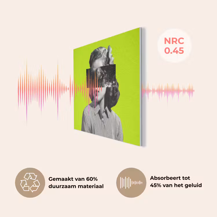 Vrouw - Sterrenhemel - Groen PET vilt klein -USP_NL