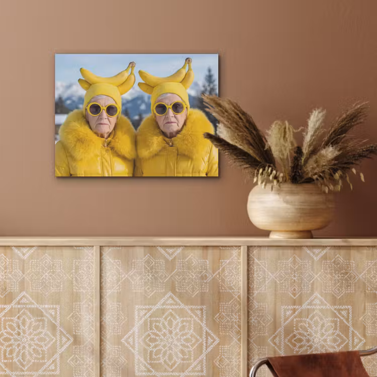 Vrouwen - Bananen - Geel PET vilt klein -sfeer4