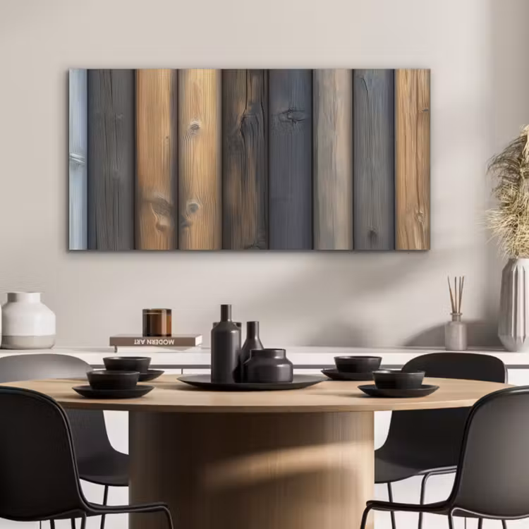 Hout - Planken - Gemengd PET vilt middel -sfeer1