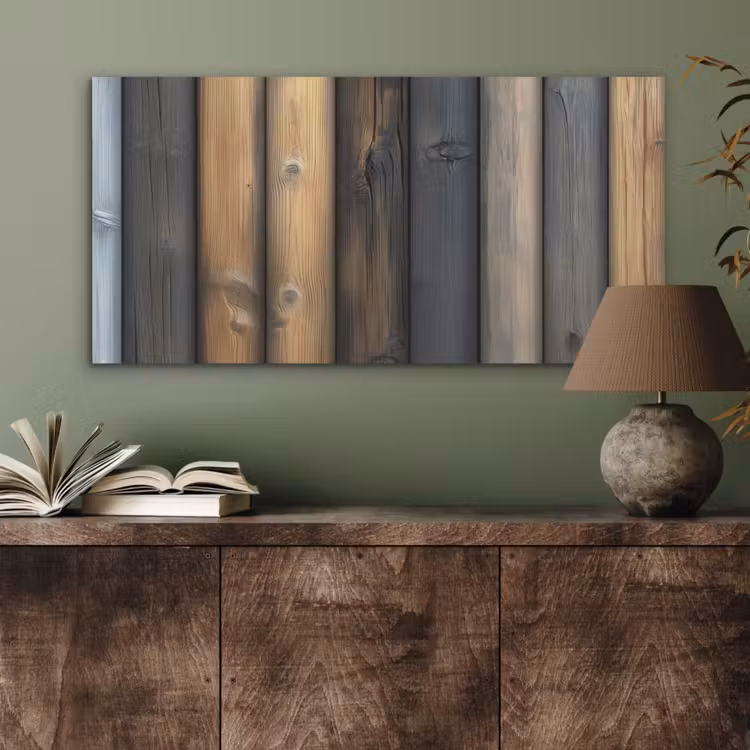 Hout - Planken - Gemengd PET vilt middel -sfeer2