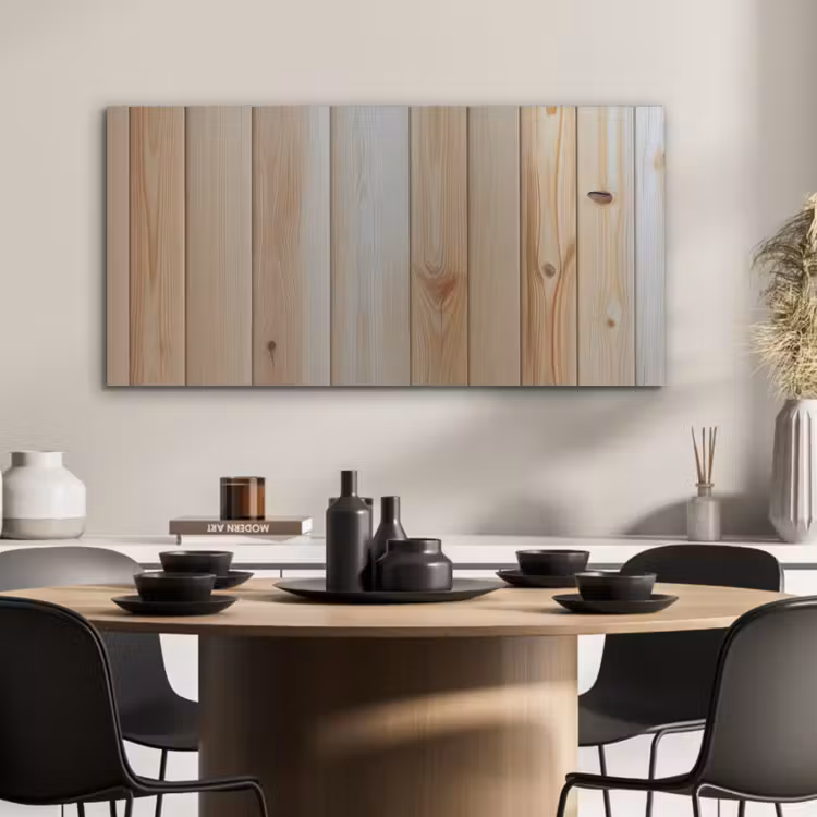 Hout - Planken - Licht PET vilt middel -sfeer1