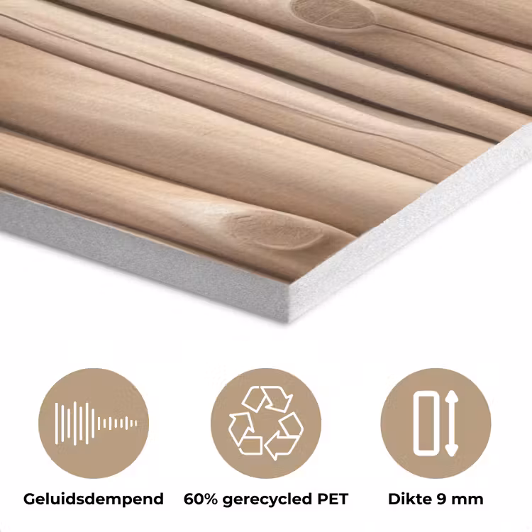 Hout - Stam - Lichtbruin PET vilt middel -closeup_NL