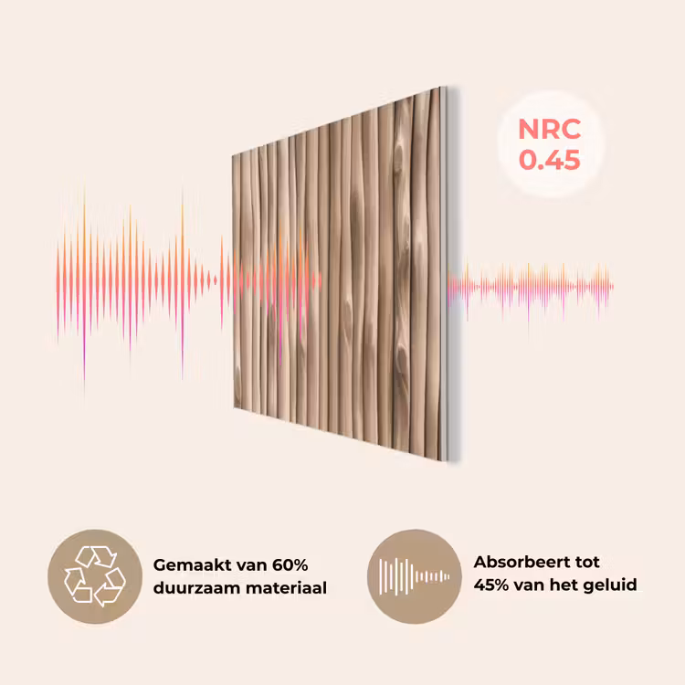 Hout - Stam - Lichtbruin PET vilt middel -USP_NL