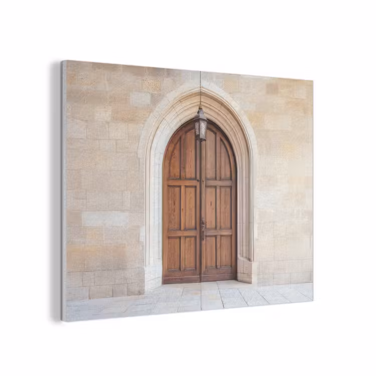 Houten - Deur - Lantaarn PET vilt klein -3d